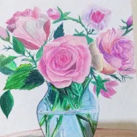 سفارش چهره تکنیک سیاه قلم و مدادرنگی|تابلو، نقاشی، عکس|ری, شهرک نظامی|دیوار