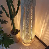 لوستر و آباژور دست بافت