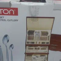 سروبس ۱۲۸پارچه قاشق چنگال آلمانی اصل|ظروف سرو و پذیرایی|شیراز, پودنک|دیوار