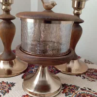 شمعدان و شکلات خوری بامبو