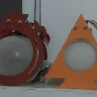 دوتا لوستر سقفی درحدنو