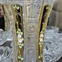 گلدان و میوه خوری  طلاکوب|کلکسیون اشیاء عتیقه|قزوین, |دیوار