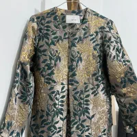 مانتو ژاکارد رنگبندی