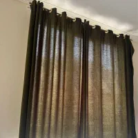 پرده مخمل کاملا نو