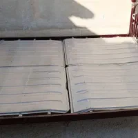 تخت دونفره فلزی با کفی آهنی|تخت و سرویس خواب|قوچان, |دیوار