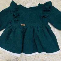 پیراهن دخترانه مدل بسیار زیبا ۶-۹ ماه کاملا نو