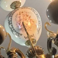 لوستر ۶ شعله بزرگ|لوستر و چراغ آویز|تهران, ارامنه|دیوار