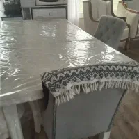 میز ناهار خوری سفید سالم|میز و صندلی غذاخوری|رشت, بلوار گیلان|دیوار