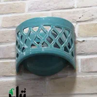 چراغ سفالی لوستری و دیواری|لوستر و چراغ آویز|یزد, |دیوار