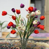 گل لاله|گل مصنوعی|اسلام‌شهر, شهرک قائمیه|دیوار