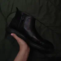 نیم بوت مردانه کلاسیک چرم