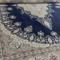 تمام نخ فرش ۱۲ متری سرمه ای در حد نو بی عیب|فرش|کرج, حسین‌آباد|دیوار