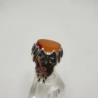 انگشتر عقیق اصل یمن پرتقالی و ان یکاد|جواهرات|خاوران, |دیوار