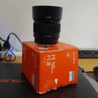 لنز  ۵۰ سونی sony 50mm f1.8  و یک عدد شاک مانت