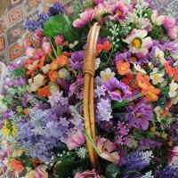 سبد گل|گل مصنوعی|فولادشهر, C4|دیوار