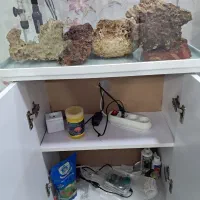 اکواریوم دلسا k 580 با کمد ام دی اف|ماهی|شیراز, انجیر|دیوار