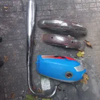 لوازم موتور 200 باک و اگزوز  سالم