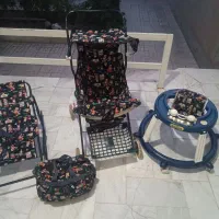 ست کالسکه و روروئک و کیف و نی نی لای لای