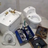 لوله کش‌ی نصب تعمیر شیرالات سینک روشویی توالتفرنگی