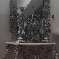 آینه شمعدان در حد نو