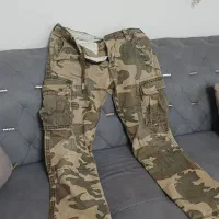 شلوار کارگو اصل خارجی دوعدد ارتشی ولجنی.