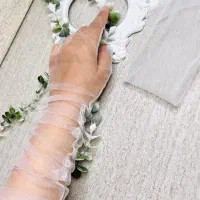 دستکش توری مشکی