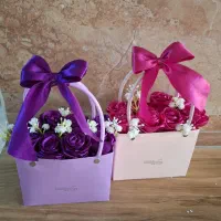 کادوی روز مادر و روز زن دسته گل باکس گل فلاور بگ|گل مصنوعی|تهران, دکتر هوشیار|دیوار