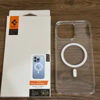 قاب اسپیگن اپل آیفون ۱۴ پرومکس هیبریدی کریستالی