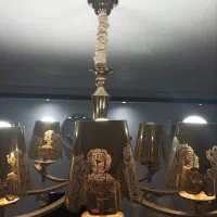 لوستر ۸شاخه شیک دوعدد|لوستر و چراغ آویز|رشت, یخسازی|دیوار