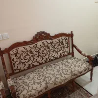 مبل نیم ست چوب|مبلمان خانگی و میز عسلی|اندیشه, اندیشه فاز ۲|دیوار