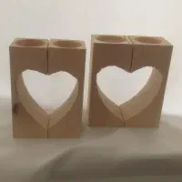 بیس خام‌ ظروف چوبی مناسب کارهای هنری|صنایع دستی و سایر لوازم تزئینی|شهرضا, |دیوار