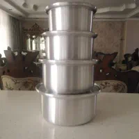 سرویس قابلمه 8 پارچه الومینیومی(روحی) کاملاً نو