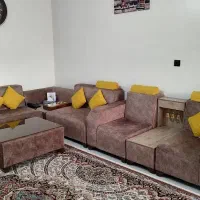 مبل ال ۷ نفره با جلومبلی