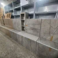 کابینت فلز درب چوبی