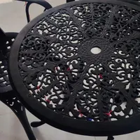میز قطر ۶۵ آلومینیومی