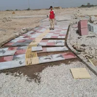 اجرای محوطه سازی سنگ چینی و جدول.کفپوش|خدمات پیشه و مهارت|شادگان, |دیوار