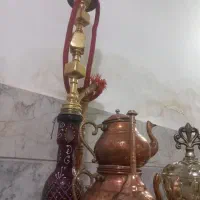 قلییون برنجی با تمام لوازم