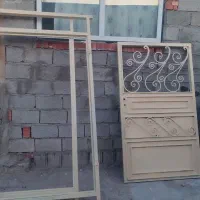 درب آهنی مستحکم درب حیات|مصالح و تجهیزات ساختمان|ورزقان, |دیوار