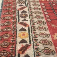 دو عدد قالیچه همدان  بسیار قدیمی|فرش|احمدآبادمستوفی, |دیوار