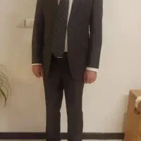 کت و شلوار FERRE، رنگ ذغالی