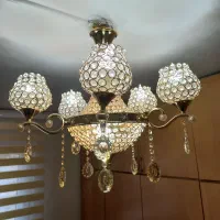 لوستر پنج شاخه|لوستر و چراغ آویز|تبریز, |دیوار