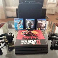 فروش ps4 pro 1tb ریجن۲ دو دسته اکانتی
