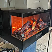 شومینه برقی مدرن حرفه ای|بخاری، هیتر، شومینه|مشهد, بهاران|دیوار