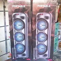 اسپیکرهای دوقلو و تک سیم مستقیم و شارژی|سیستم صوتی خانگی|بروجرد, |دیوار