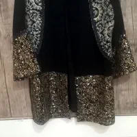 مانتو مشکی مجلسی