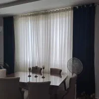 پرده حال و آشپزخانه