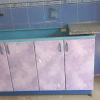 کابینت دست دوم فلزی آبی در حد نو|مصالح و تجهیزات ساختمان|خمینی‌شهر, |دیوار