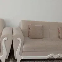 مبل راحتی هشت نفره سالم و بدون عیب|مبلمان خانگی و میز عسلی|مهاباد (آذربایجان غربی), |دیوار