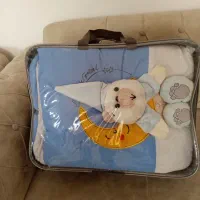 سیسمونی نوزادی۴تیکه لحاف، تشک، بالشت، قنداق فرنگی