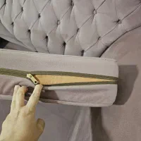 مبل ۷ نفره راحتی  در حد نو با روکش ۲ سری مخمل|مبلمان خانگی و میز عسلی|تهران, امیریه|دیوار